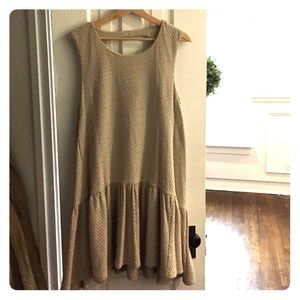 Free people beige dress
